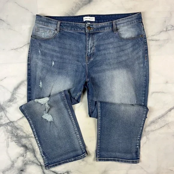 Lane Bryant Jeans Lane Bryant Mid Rise Boyfriend Capri Jeans